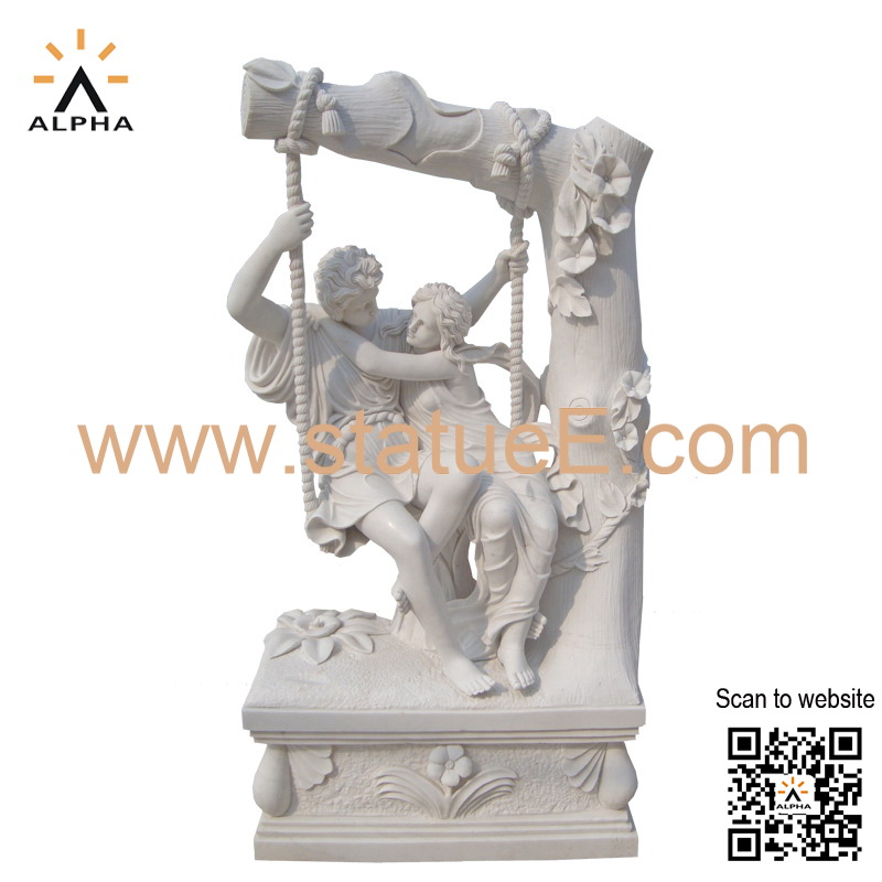marble love statue